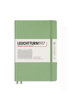 Блокнот leuchtturm1917 muted colours середній, sage, клітинка (361583)