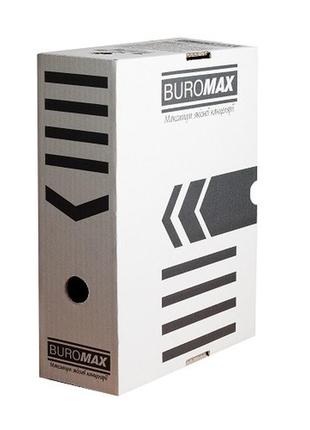 Архивный бокс 10 см buromax белый (bm.3261-12)