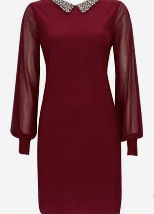 Великолепное праздничное новогоднее платье тм wallis размер 16, идет на наш 48-50,...