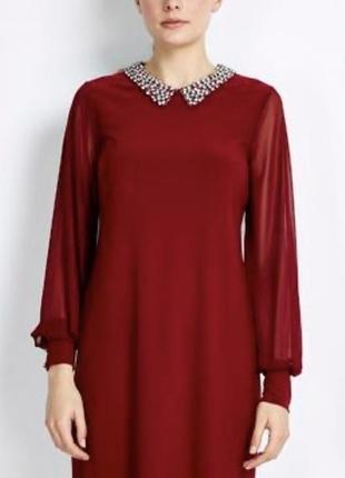 Великолепное праздничное новогоднее платье тм wallis размер 16, идет на наш 48-50,...