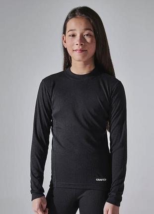 Комплект термобілизни craft core dry baselayer set junior black розмір 74-803 фото