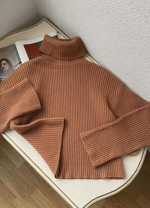 🤎стильний светр преміум лінійки h&m склад неймовірний: 95% мʼягка ніжна шерсть ,5 % кашемір🤤якість дуже крута5 фото