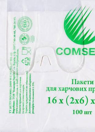 Пакет майка comserv 16х30 100 шт