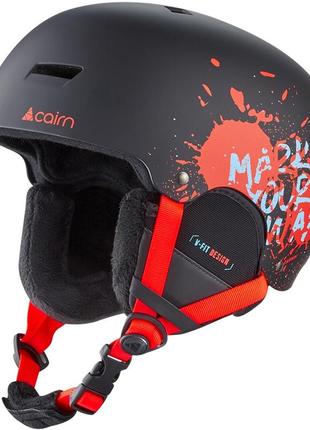 Шолом cairn darwin jr black fire paint розмір 51-52