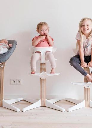 Стiльчик дитячий stokke® nomi®, кол. oak white (дуб білий)