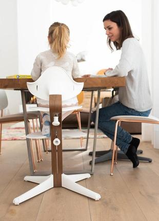 Стiльчик дитячий stokke® nomi®, кол. oak white (дуб білий)3 фото