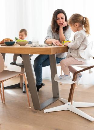 Стiльчик дитячий stokke® nomi®, кол. oak white (дуб білий)8 фото