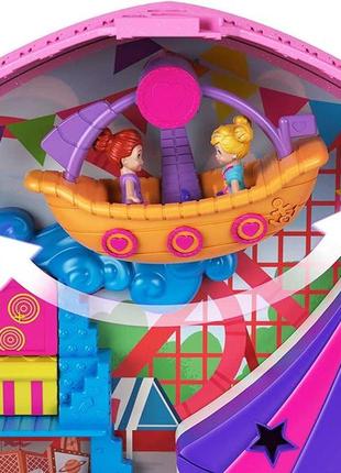 Игровой набор polly pocket 2 в 1 рюкзак и парк развлечений gkl605 фото