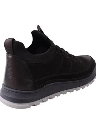 Кеды мужские cosottinni черные натуральный нубук, 43