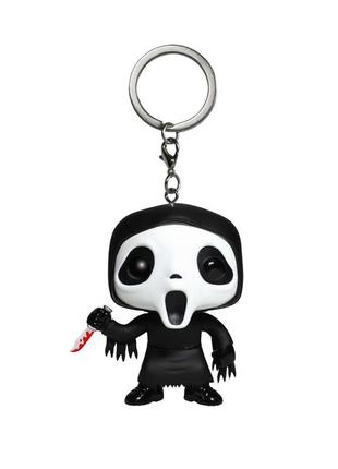 Крик  брелок призрачное лицо funko pop виниловая фигурка scream ghost face фанко поп10 фото