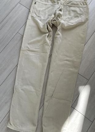 Мужские штаны оригинал вермишелька бежевые pepe jeans5 фото