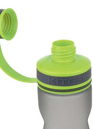 Пляшка kite для води 700 мл сіро-зелена (k21-398-02)2 фото