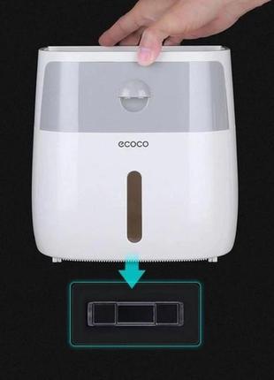 Тримач для туалетного паперу паперових рушників towel holder ecoco6 фото