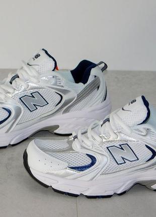 Мужские кроссовки new balance белые6 фото