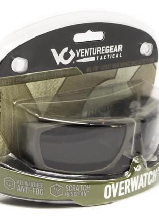 Очки защитные открытые venture gear tactical overwatch green (bronze) anti-fog, коричневые10 фото