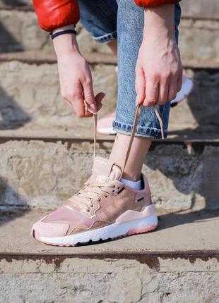 Кросівки adidas nite jogger w vapour pink кросівки3 фото