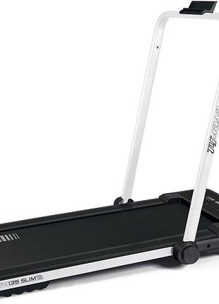 Бігова доріжка everfit treadmill tfk 135 slim pearl white (tfk-135-slim-w) автоматична система змащування бігового полотна