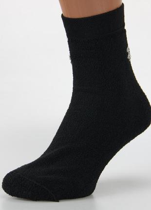 Носки мужские махровые высокие житомир 27-29 размер (41-44 обувь) зимние черный4 фото