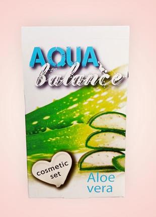 Набір косметичний aqua balance від тм aromat з екстрактом алое вера