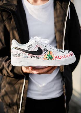 Кросівки кеді nike air force 1 pauly graffiti harlem кросівки, кеди