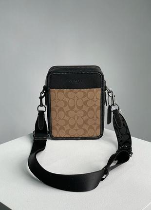 Сумка мессенджер в стиле coach + брендовая упаковка