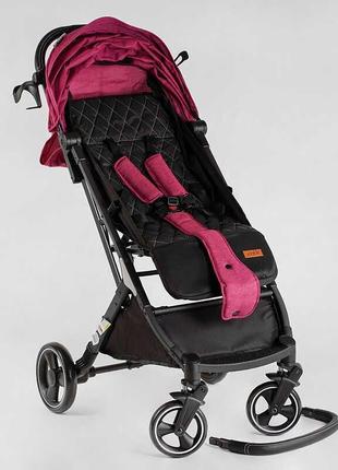 Коляска прогулянкова дитяча joy comfort l-20115 з чохлом на ніжки та підсклянником6 фото