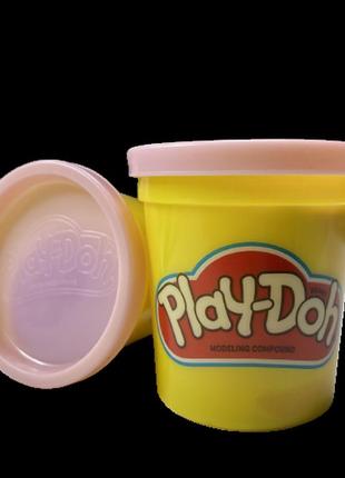 Пластилін в баночці play-doh ліловий hasbro