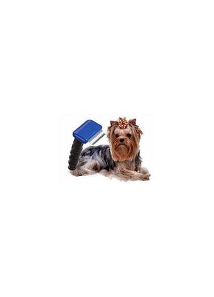 Щітка для грумінгу собак, кішок furminator deshedding tool (фурмінатор) fubnimroat лезо 4,5 см (60)2 фото