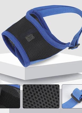 Намордник для собак тканинний pet style "urban" помаранчевий3 фото