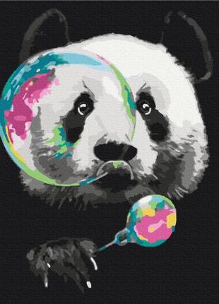 Панда з бульбашкою1 фото