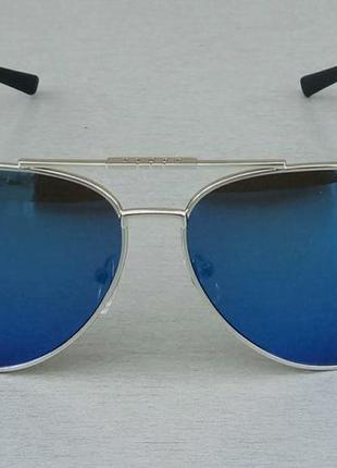 Bvlgari очки капли мужские солнцезащитные зеркальные сине2 фото