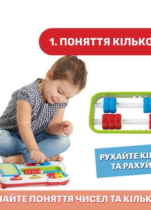 Іграшка навчальна chicco "вчися рахувати" (пошкоджена упаковка)5 фото