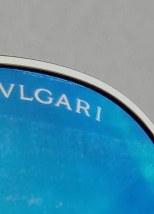 Bvlgari окуляри краплі чоловічі сонцезахисні дзеркальні синьо6 фото