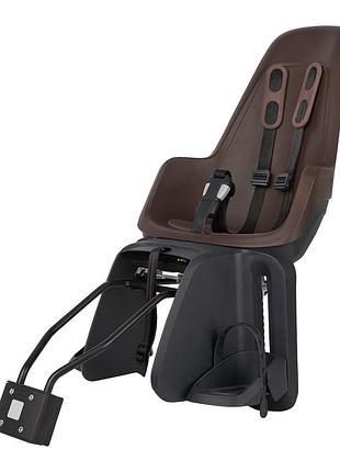 Велокресло детское от 9 месяцев до 5-ти лет bobike maxi one / coffee brown вес до 22 кг коричневого