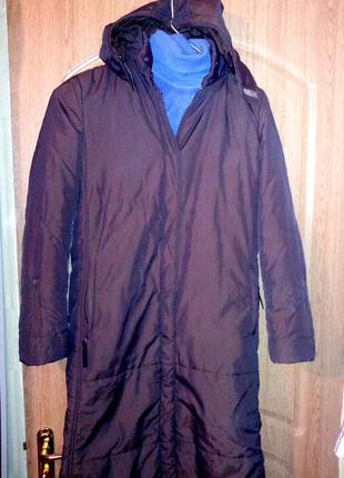 Качественный плащ-пальто  с капюшоном,40-46разм,mng