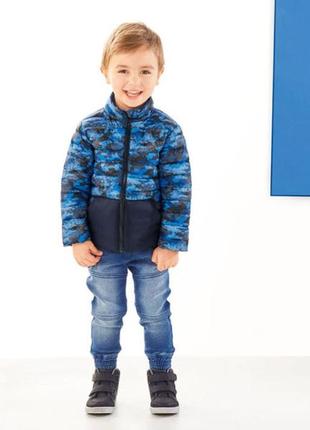 Куртка демисезонная водоотталкивающая и ветрозащитная для мальчика lupilu 328111 086 см (12-18 months) синий2 фото