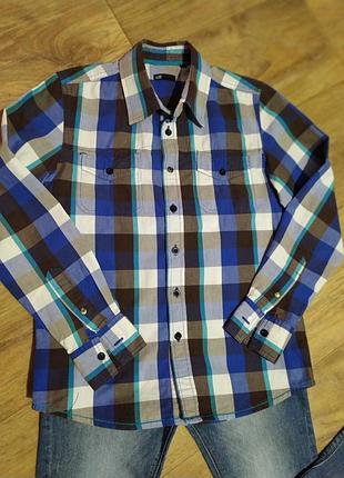 Стильная прикольная рубашка we 146-152см