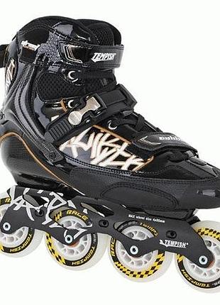 Роликовые коньки унисекс р. 41-25,5 см tempish caliber ролики для скоростного катания, фристайла и