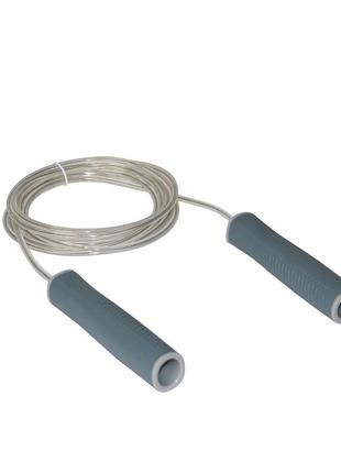 Скакалка скоросная 2.7 м stein ljr-1064 для дома и спортзала лучшая цена с быстрой доставкой по украине