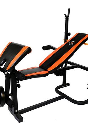 Скамья для жима универсальная wcg 0020 приставка скотта для дома и спортзала с нагрузкой до 300 кг лучшая цена