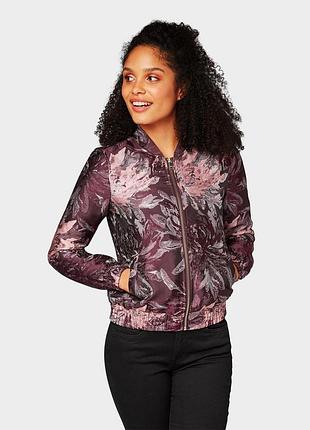 Бомбер с цветочным принтом tom tailor