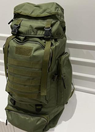 Тактический рюкзак на 70л больший армейский баул, походная сумка / военный рюкзак8 фото