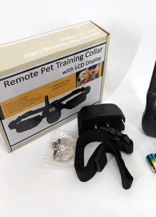 Нашийник для дресирування собак remote pet dog training з jw-749 lcd дисплеєм