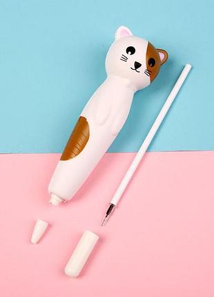 Набір ручок масляних bookopt 0.7 мм bp5024 squishy cat (3шт)