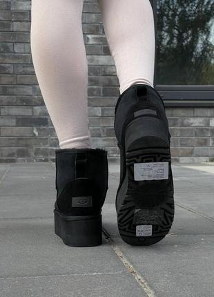 Угги ugg mini platform black10 фото