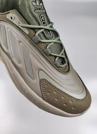 Мужские кроссовки adidas ozelia khaki5 фото