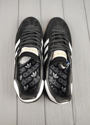 Чоловічі кросівки adidas handball spezial black white5 фото