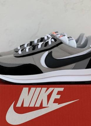 3130 nike air pegasus кроссовки мужские серые замшевые топ кеды сірі