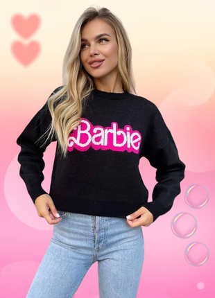 Chic in black: свитер barbie – воплощение стиля и комфорта2 фото