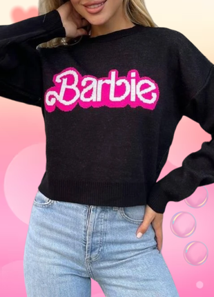 Chic in black: свитер barbie – воплощение стиля и комфорта4 фото